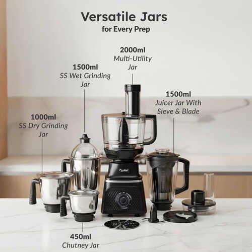 Prestige Prisma Pro 750W 5 Jars Mixer Grinder - Image 9