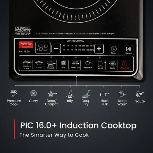Prestige PIC 16.0 plus 2000 Watts Induction Cooktop - Image 5